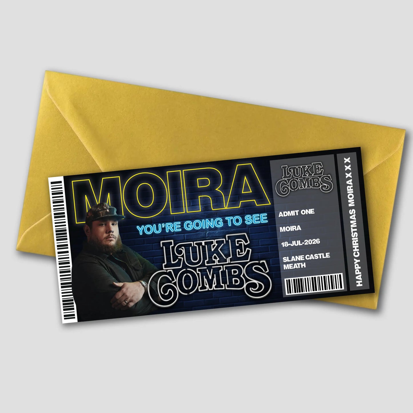 Luke Combs Gift Ticket