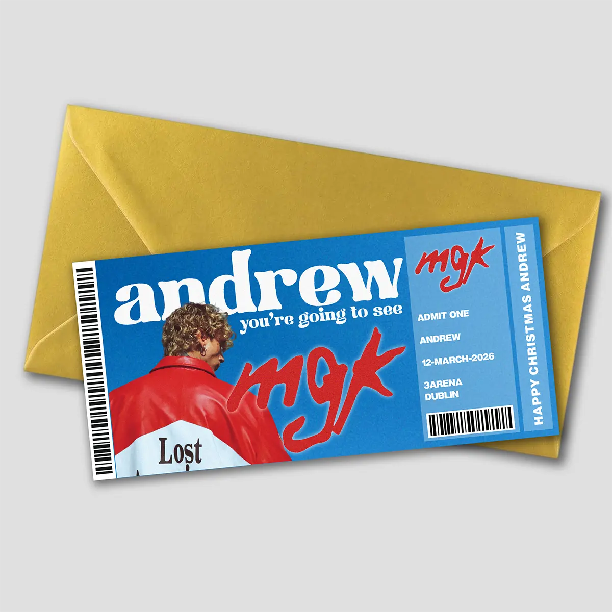 Machine Gun Kelly Gift Ticket
