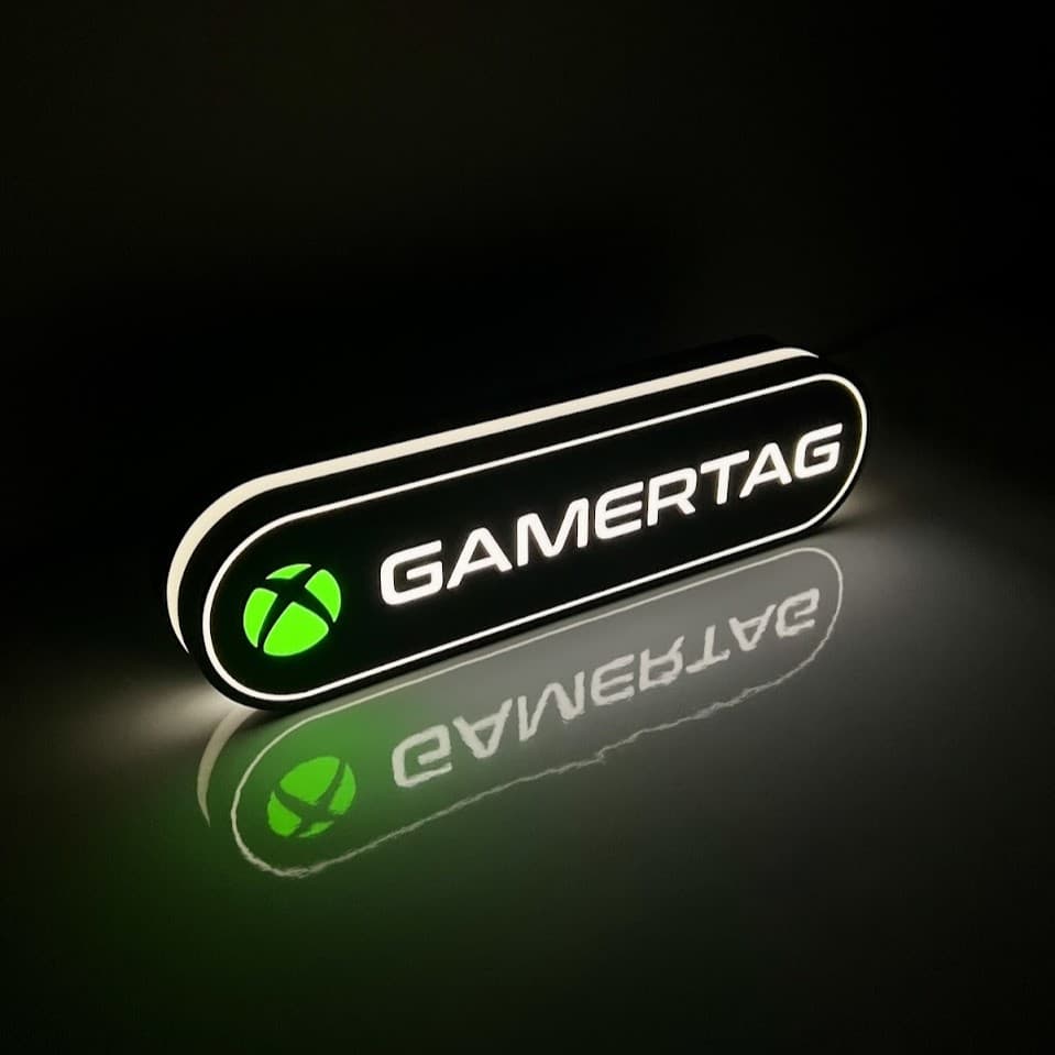 Xbox Gamertag Lightbox