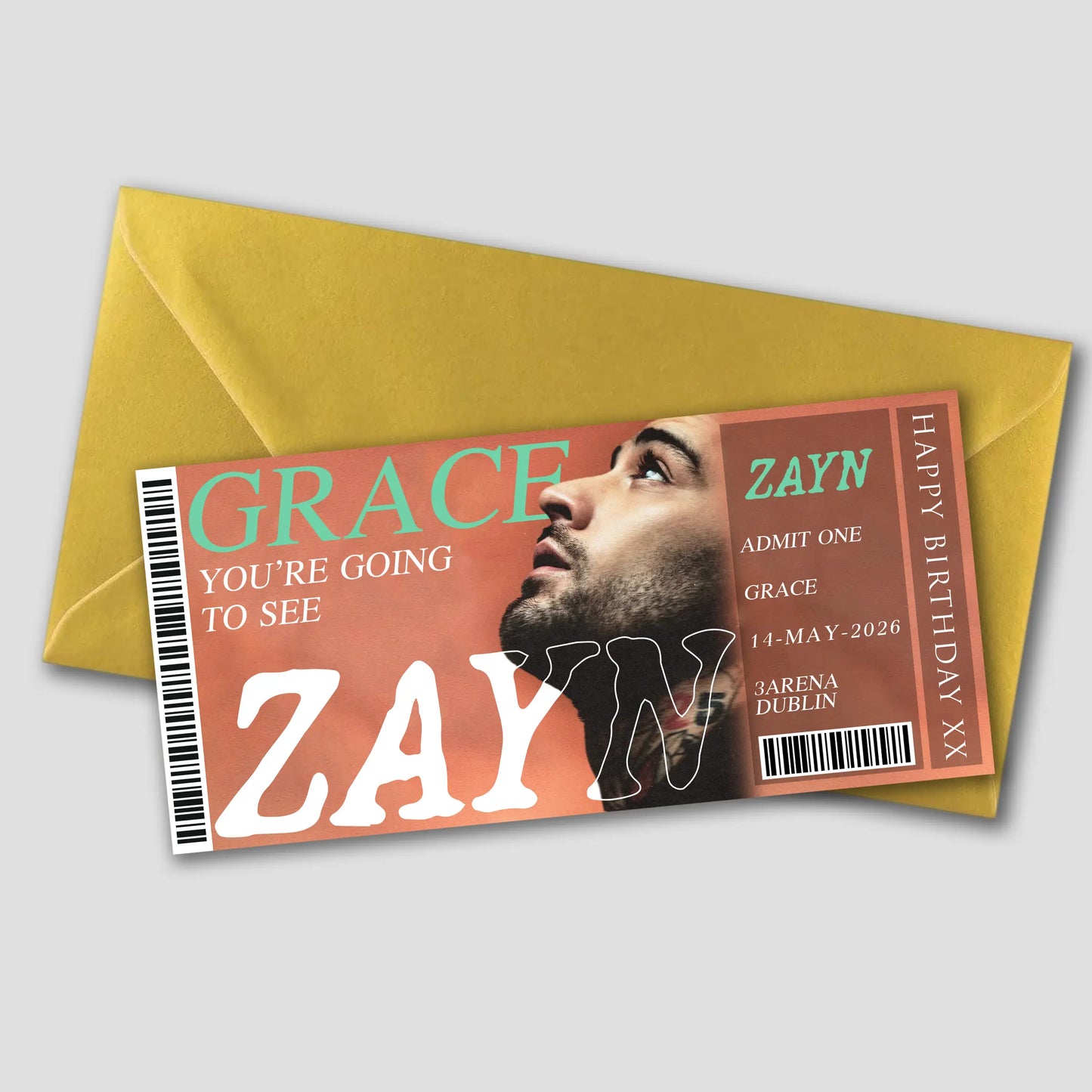 Zayn Gift Ticket