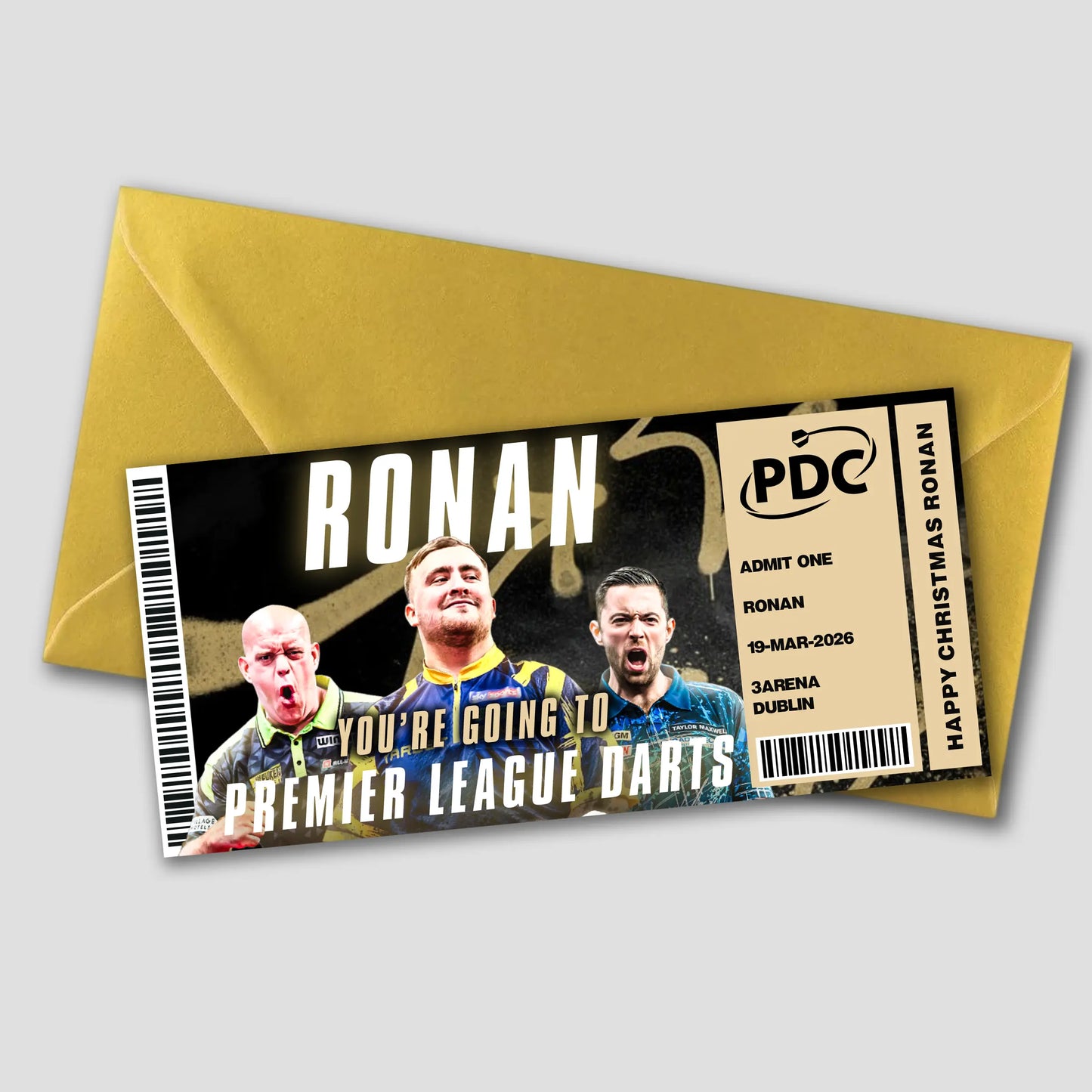 Premier League Darts Gift Ticket