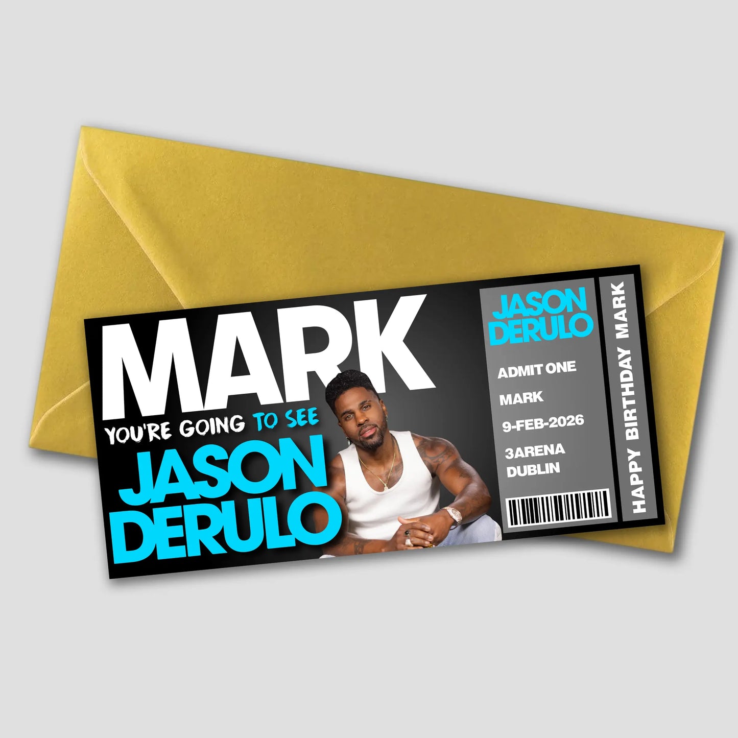 Jason Derulo Concert Gift Ticket