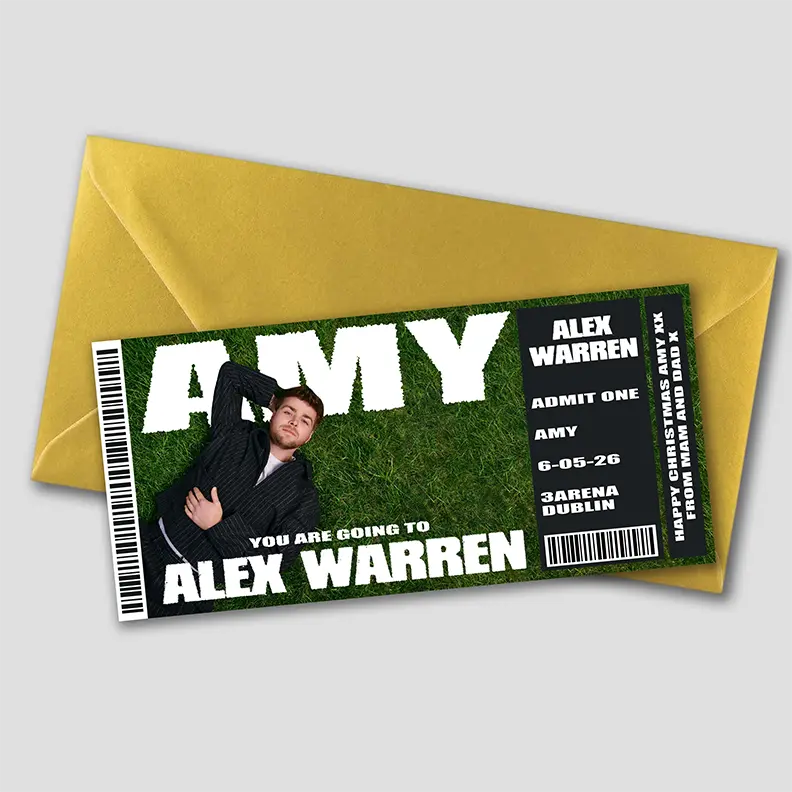 Alex Warren Gift Ticket