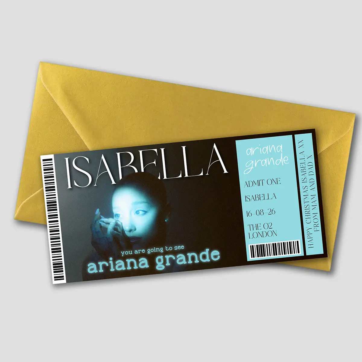 Ariana Grande Gift Ticket