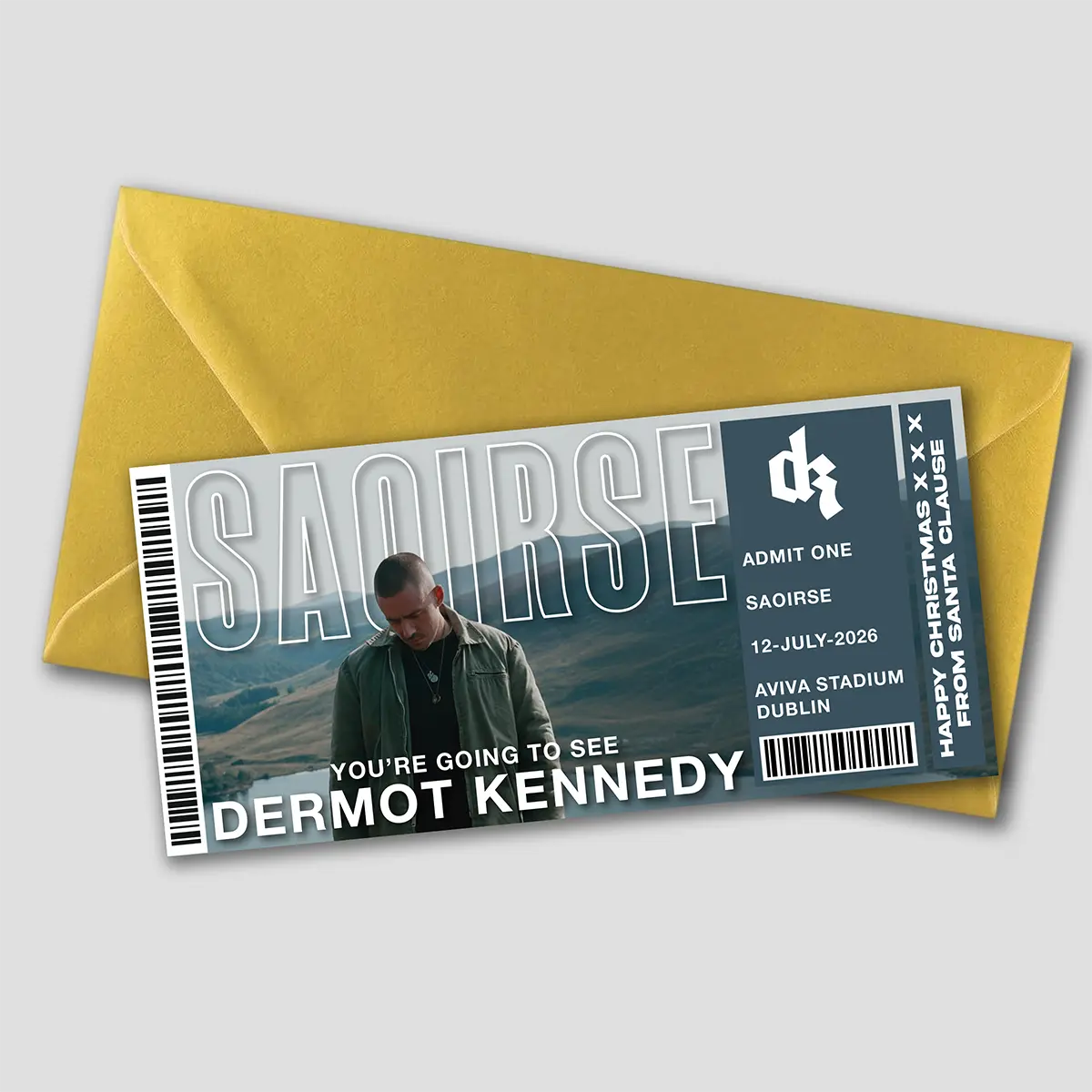 Dermot Kennedy Gift Ticket