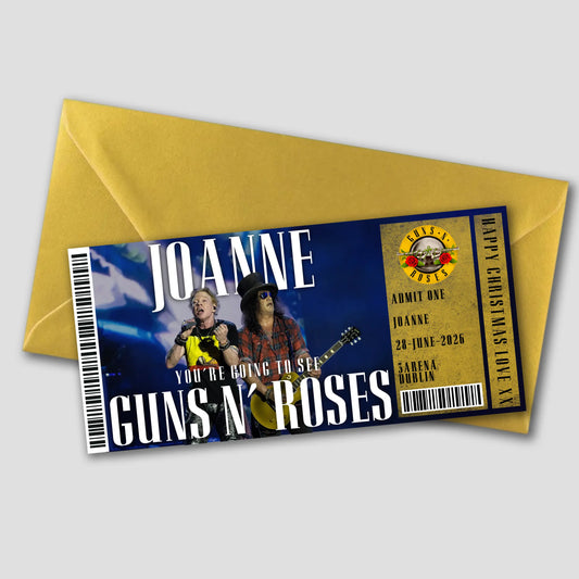Guns N' Roses Gift Ticket