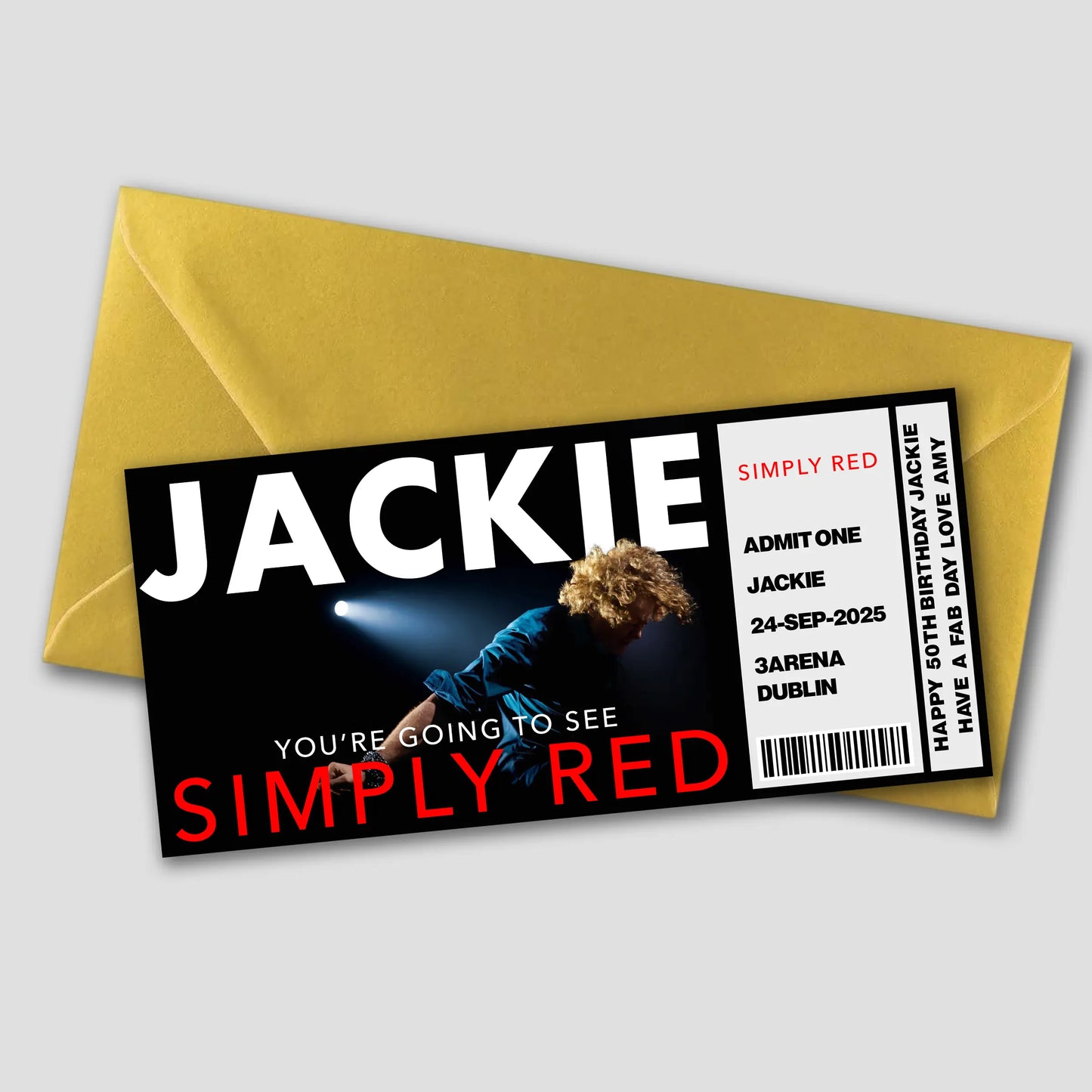 Simply Red Gift Ticket