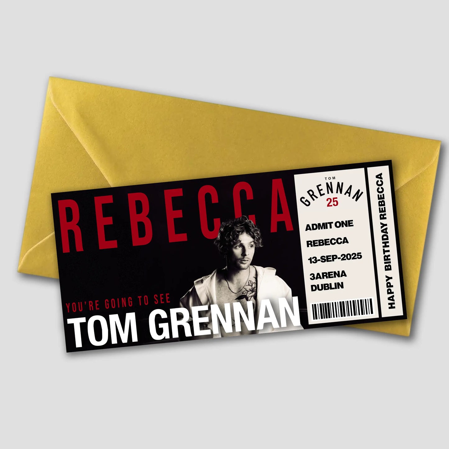 Tom Grennan Gift Ticket