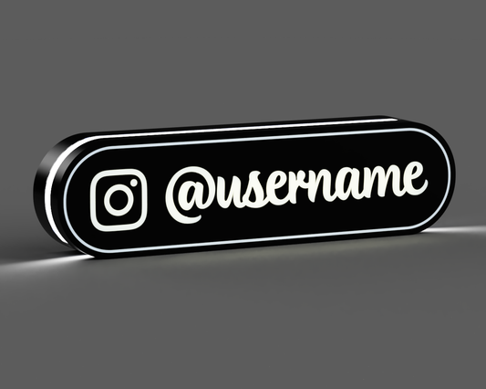 Instagram Username Lightbox
