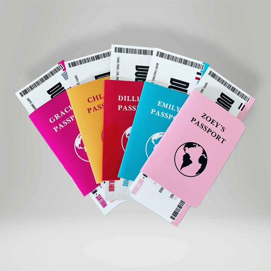 Surprise Holiday Boarding Pass & Passport Gift Set