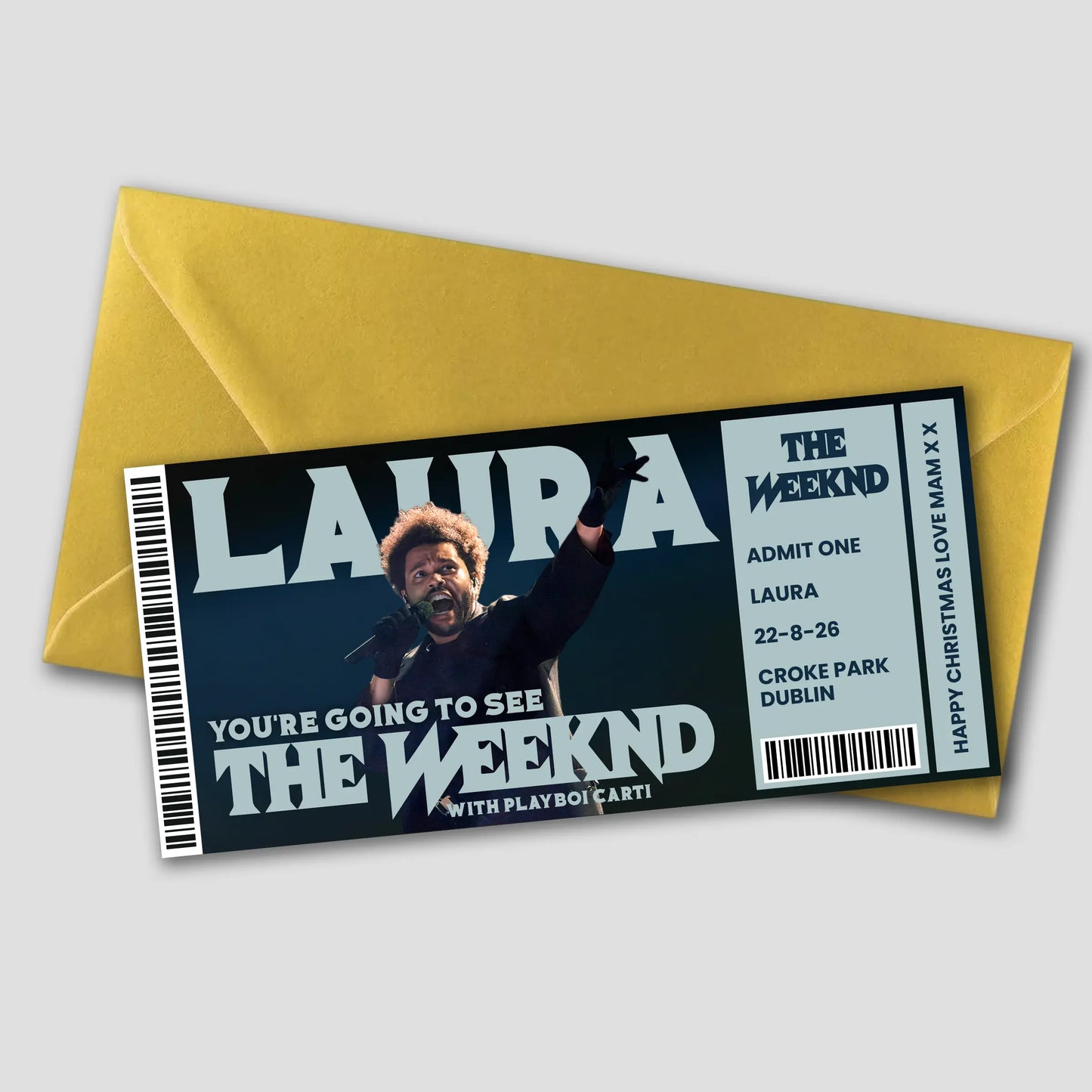 The Weeknd Concert Gift Ticket