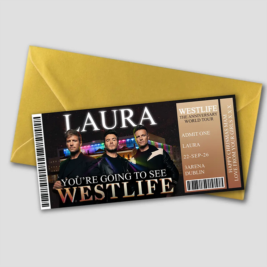 Westlife Gift Ticket