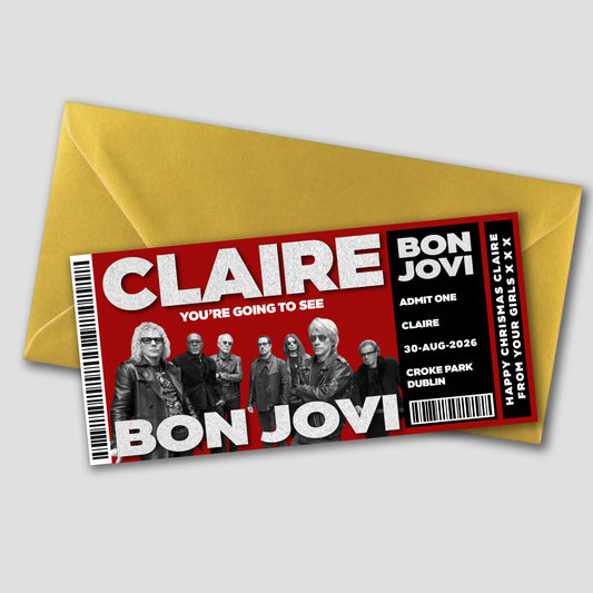 Bon Jovi Gift Ticket