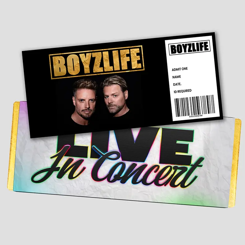 Personalised Boyzlife Gift Ticket