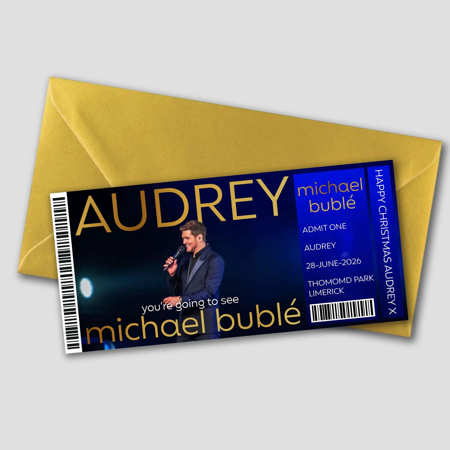 Michael Bublé Gift Ticket
