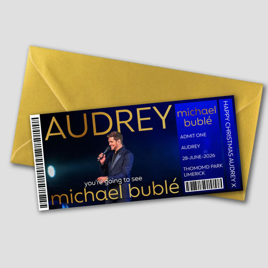 Michael Bublé Gift Ticket