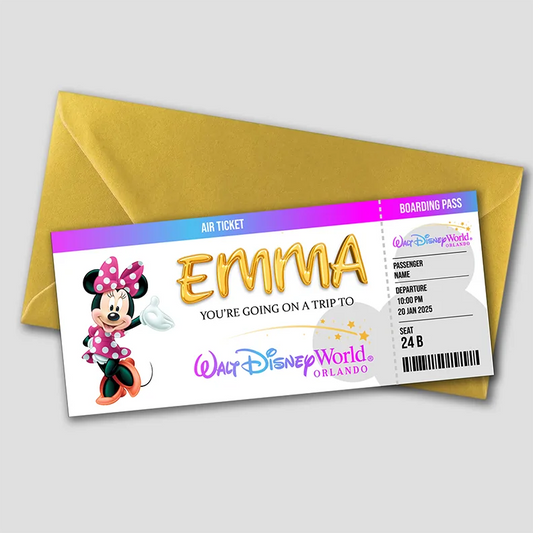 Walt Disneyworld Orlando Gift Ticket