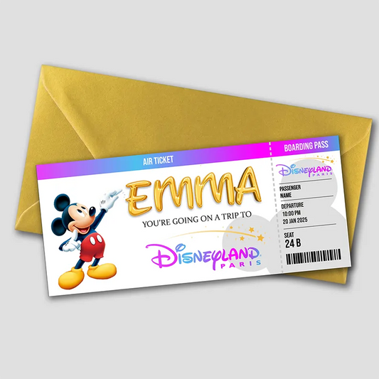 Disneyland Paris Gift Ticket