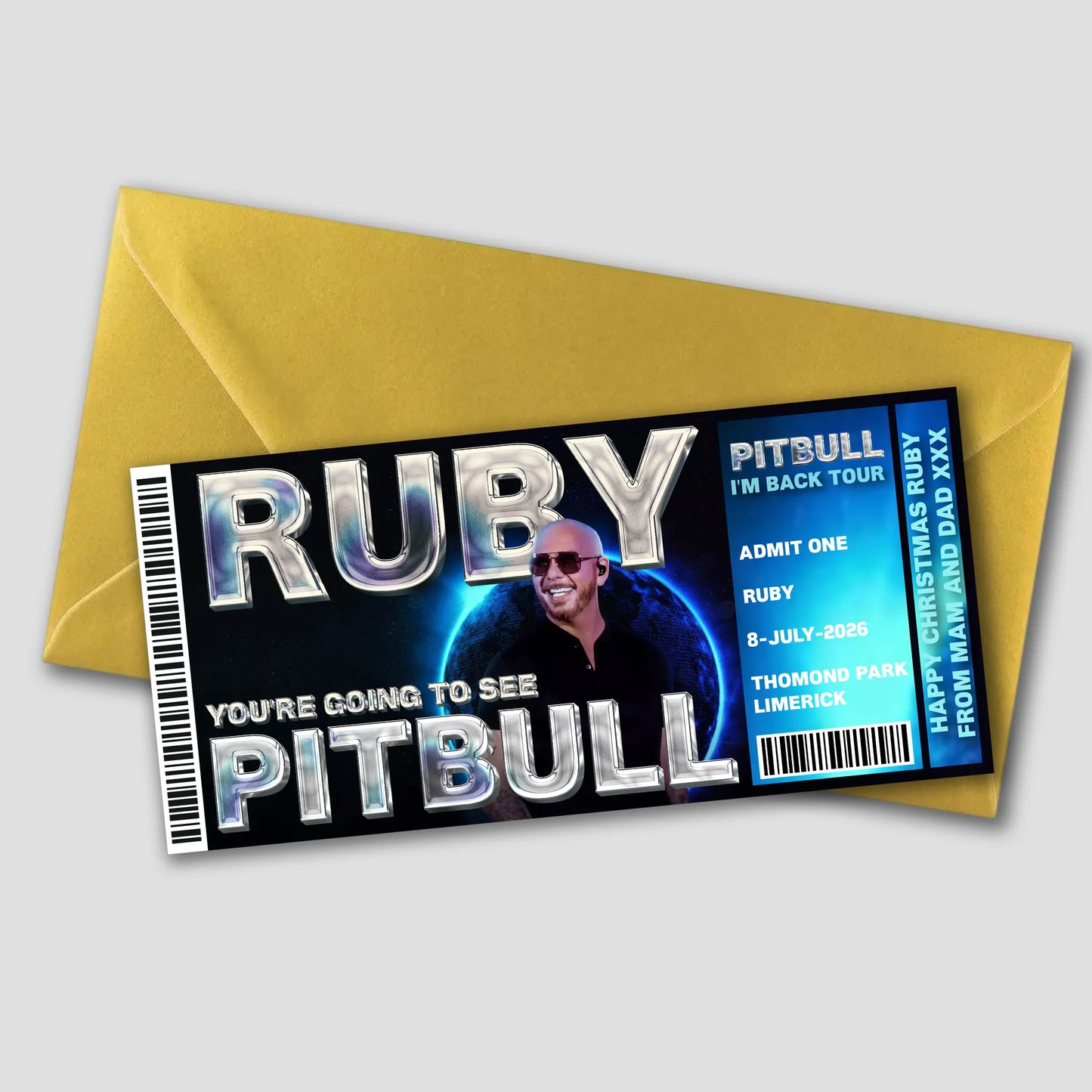 Pitbull Gift Ticket