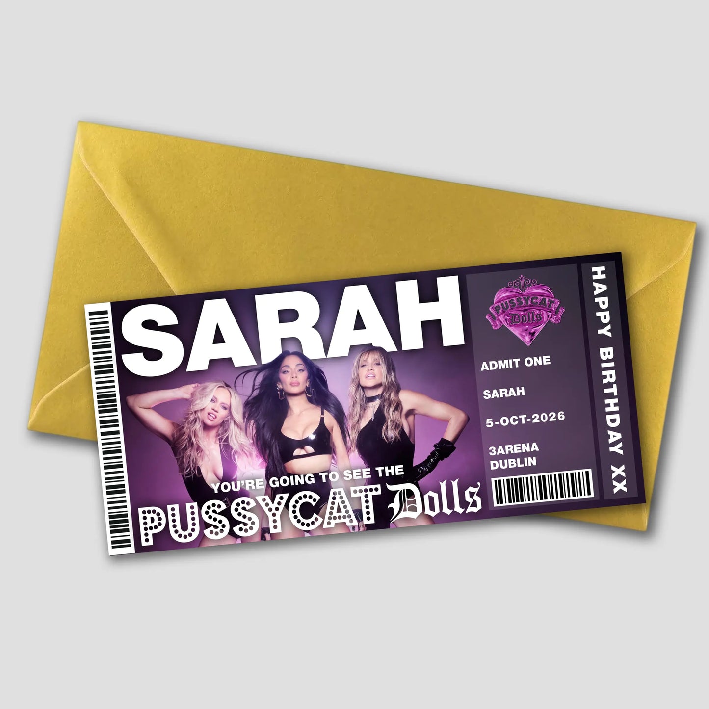 Pussycat Dolls Gift Ticket
