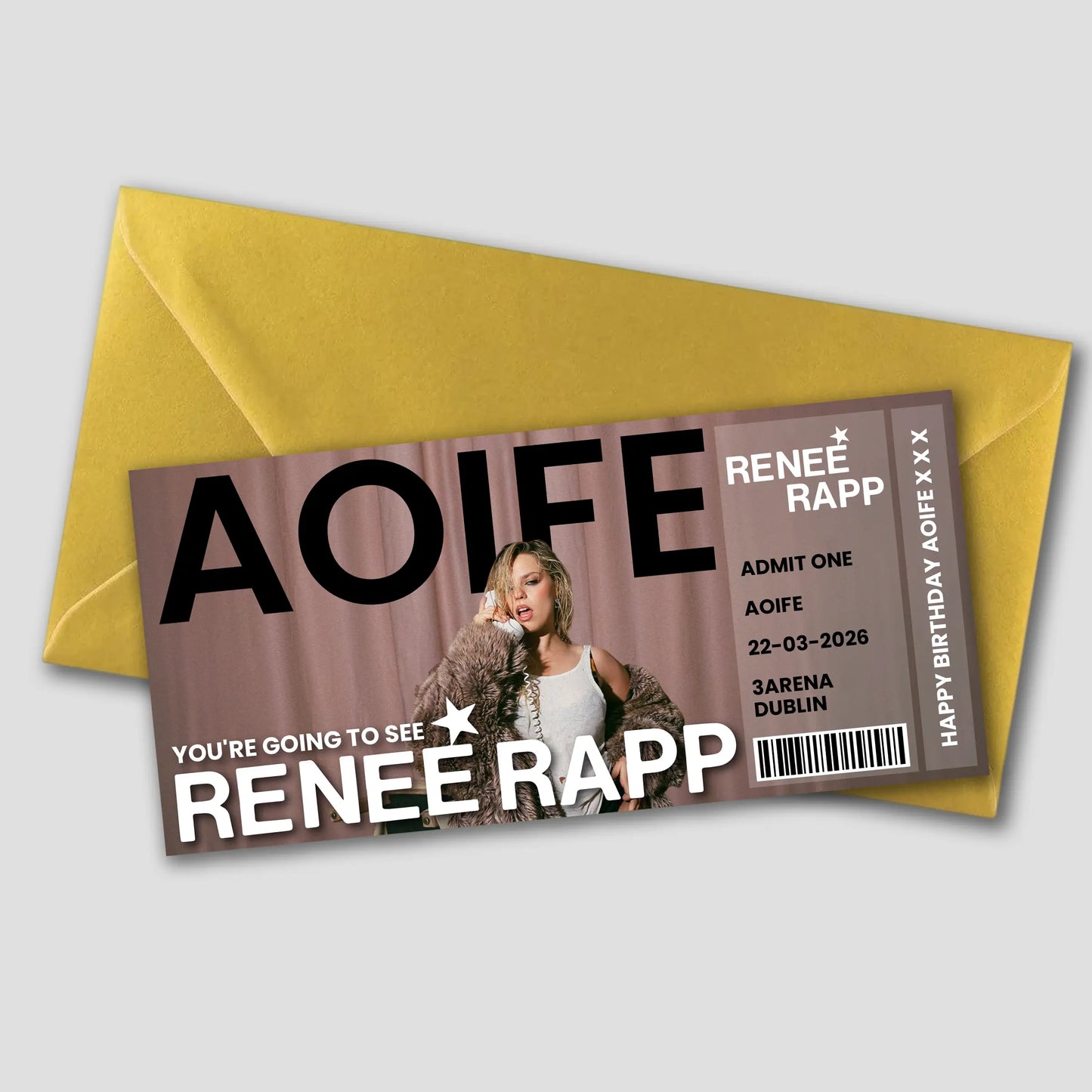 Renée Rapp Concert Gift Ticket