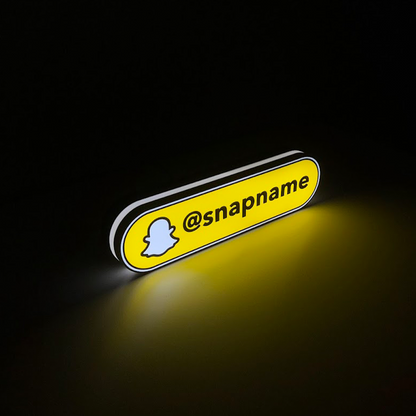 Snapchat Username Lightbox