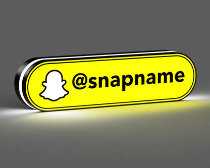 Snapchat Username Lightbox